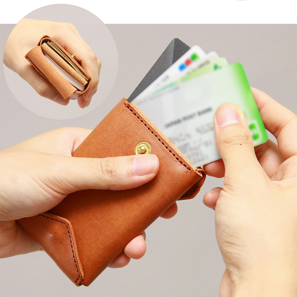 折財布 ミニ財布 小さい財布 コンパクト 二つ折り 折り紙 パクパク 財布