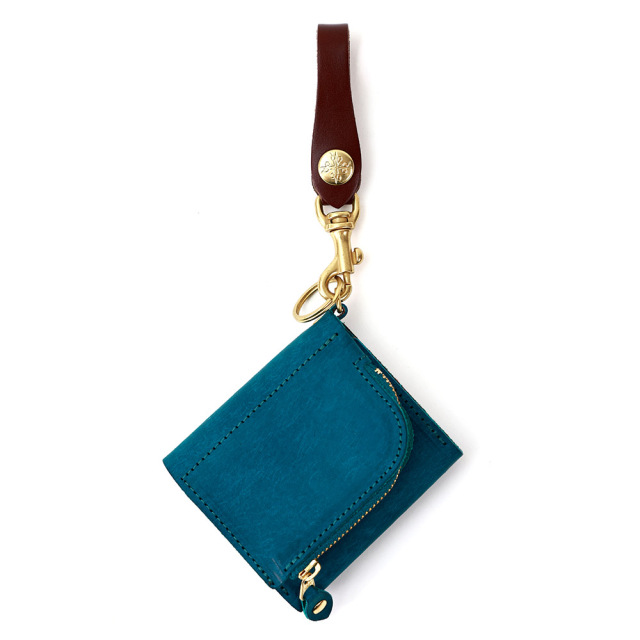 キーケース スマートキー 一体型 小銭入れ 三つ折り財布 5連 本革 ミニ財布 メンズ レディース